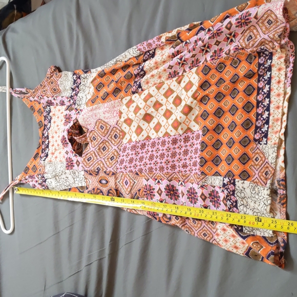 Patchwork pattern mini sundress - Picture 9 of 11